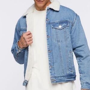 NEW! SUNRISE KINGDOM COLLECTION Sherpa Lined Denim Jean Jacket.